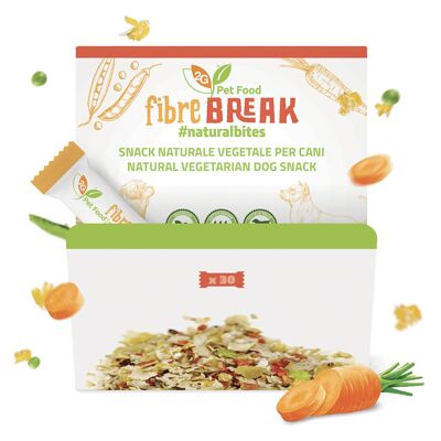 fiber break | Vegetable snack for dogs, natural ingredients 30x24 g