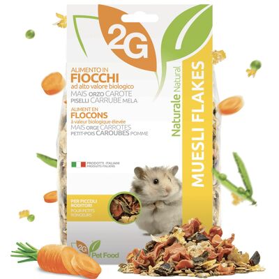 Copos de muesli | Pienso complementario para roedores 350 g