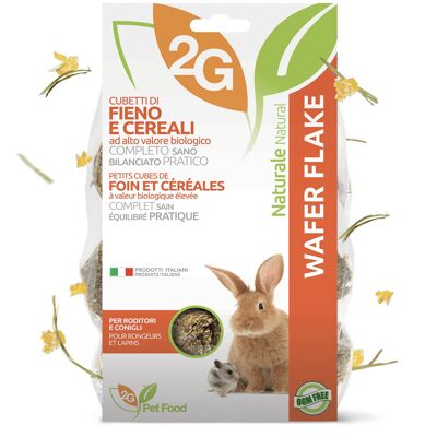 Wafer Flakes | Complete feed for rabbits, Made in Italy 350 g