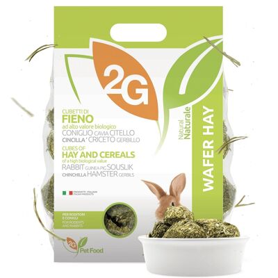 Wafer Hay | Hay cubes for rabbits, Made in Italy 2 kg