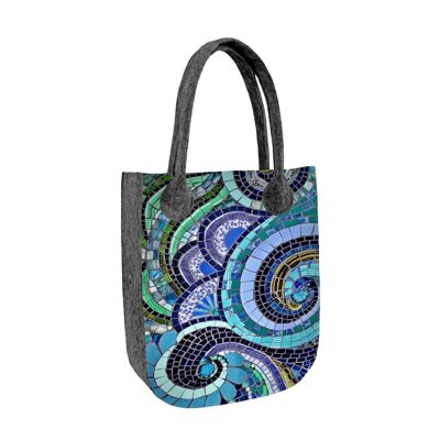 Borsa Shopper Avila In Feltro Linea City Bertoni