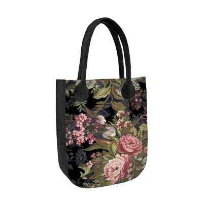 Borsa Shopper Aurelia In Feltro Antracite Linea City Bertoni