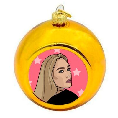 Christmas Baubles 'Adele illustration st