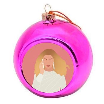 Boules de Noël 'Alexis Rose' 4