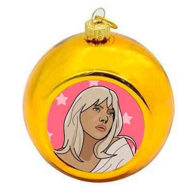 Christmas Baubles 'Billie eilish star pr