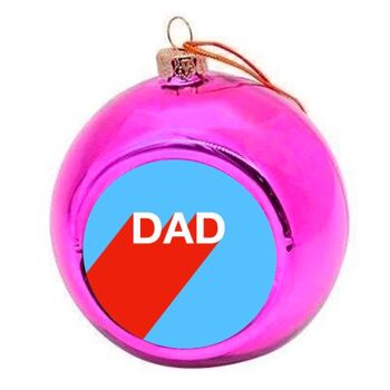 Boules de Noël 'DAD' par Adam Regester 4