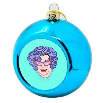 Boules de Noël 'Dame Edna Moyenne' 2