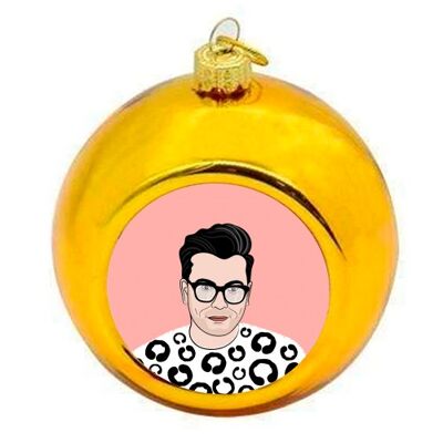 Christmas Baubles 'David Rose Portrait (