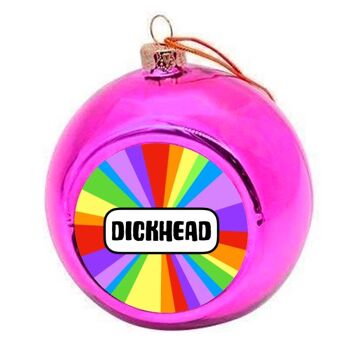 Boules de Noël 'Dickhead' 4