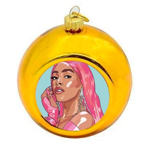 Christmas Baubles 'Doja Cat Collection'