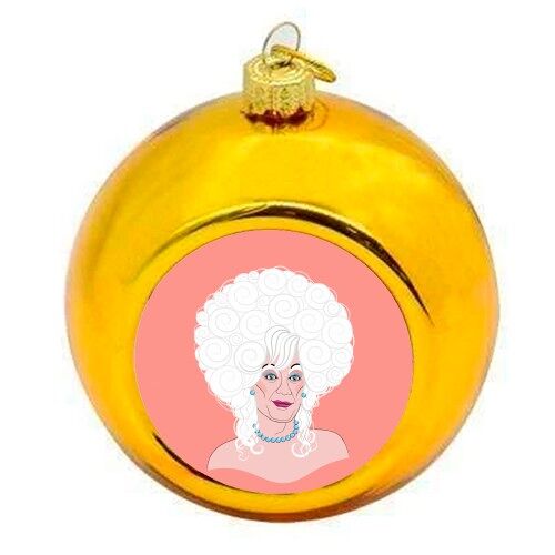 Christmas Baubles 'Drag Queen Lily Savag