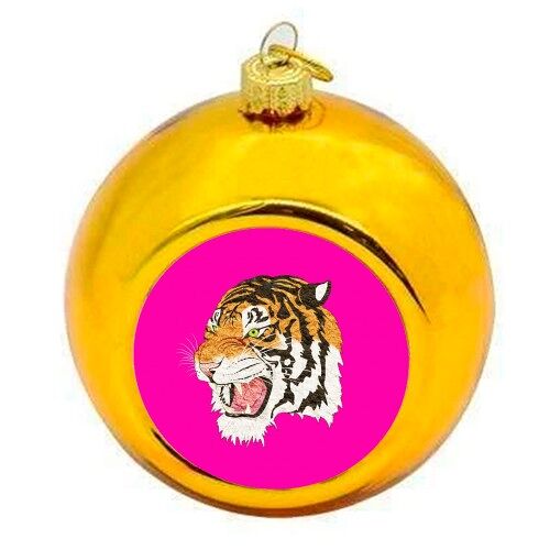 Christmas Baubles 'Easy Tiger'