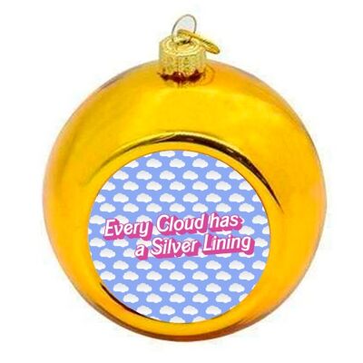 Christmas Baubles 'Every Cloud Has a Sil