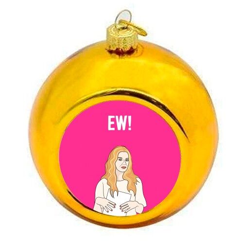 Christmas Baubles 'Ew!' by Adam Regester