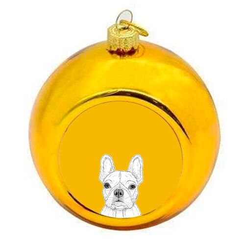 Christmas Baubles 'French Bulldog Portra