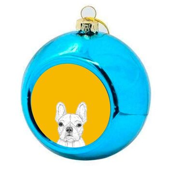 Boules de Noël ' Bouledogue Français Portra 2