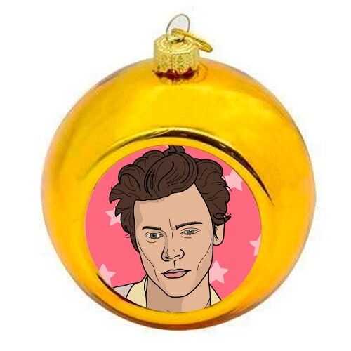 Christmas Baubles 'Harry styles star pri