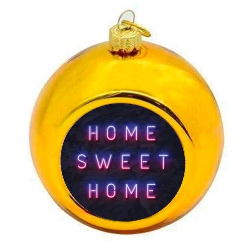 Christmas Baubles 'HOME SWEET HOME'