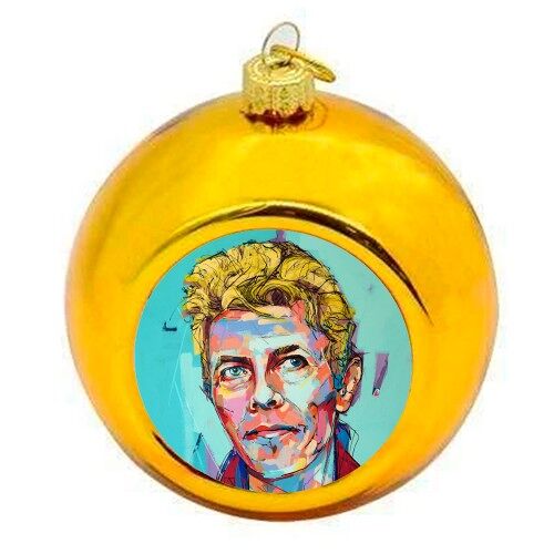 Christmas Baubles 'Hopeful Bowie'