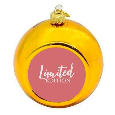 Christmas Baubles 'Limited Edition'