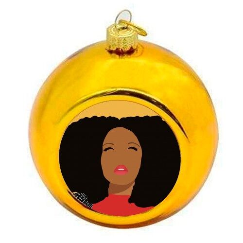 Christmas Baubles 'Lizzo'