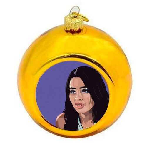 Christmas Baubles 'Maddy euphoria print'