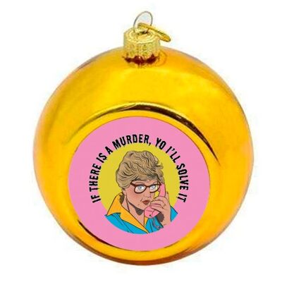 Christmas Baubles 'Murder She Wrote Mash