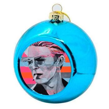 Boules de Noël 'Néon Bowie' 2