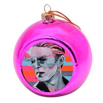 Boules de Noël 'Néon Bowie' 4