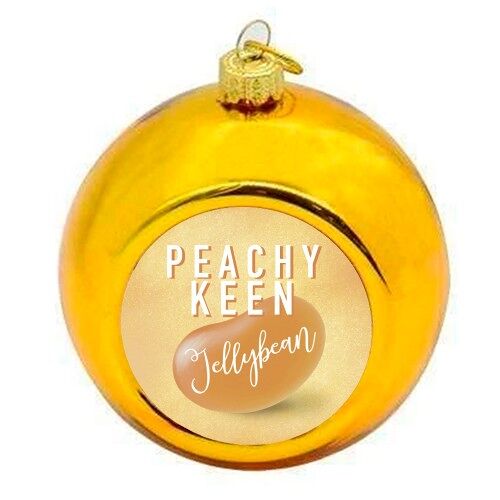 Christmas Baubles 'Peachy Keen Jellybean