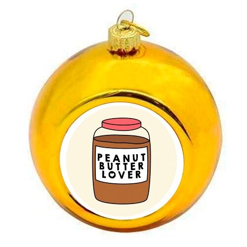 Christmas Baubles 'Peanut Butter Lover'