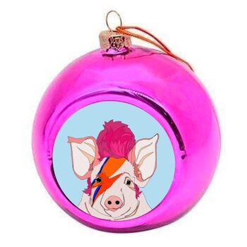 Boules de Noël 'Piggy Stardust' 4