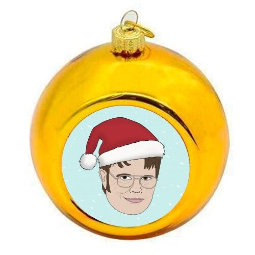 Christmas Baubles 'Santa Dwight - The Of