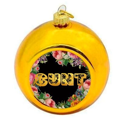 Christmas Baubles 'Say It With Flowers'