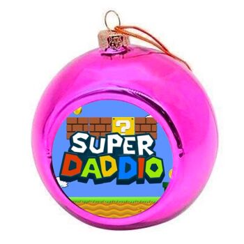 Boules de Noël 'Super daddio gamer pr 4