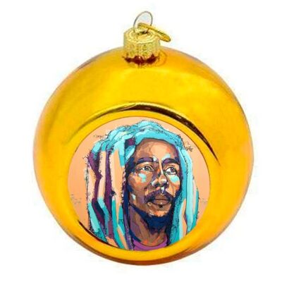 Christmas Baubles 'Thoughtful Bob'