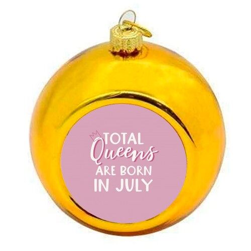 Christmas Baubles 'Total Queens are born