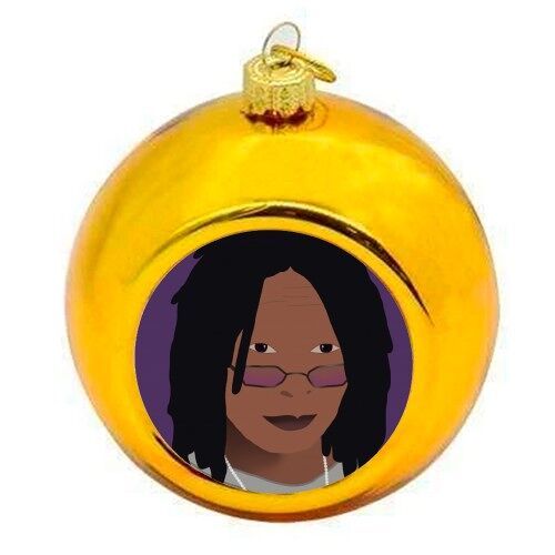 Christmas Baubles 'Whoopi Goldberg'