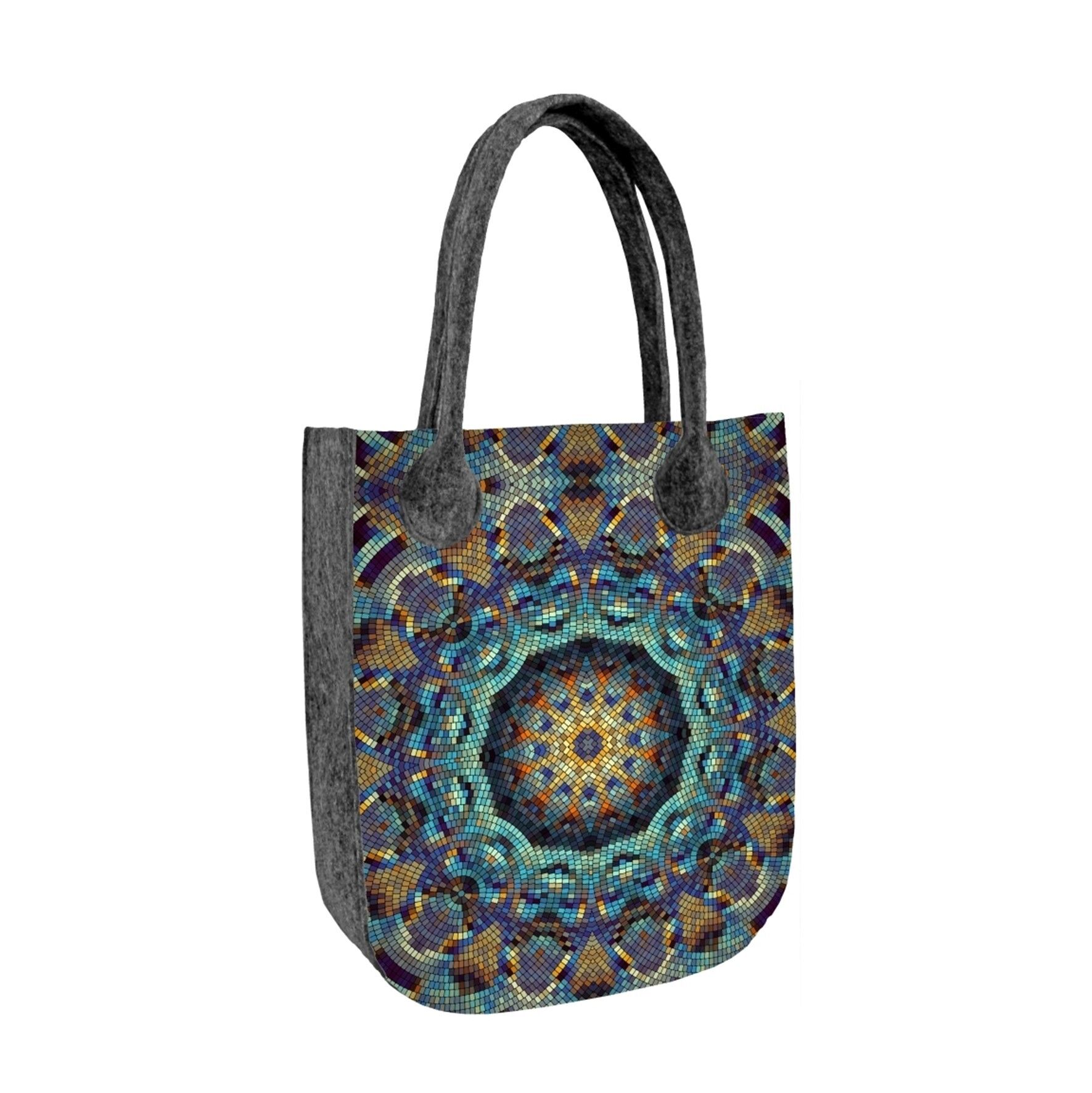 Bolso de hombro Barcelona en fieltro City Line Bertoni