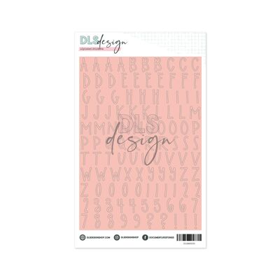 Alphabet Stickers Elsie Coral Sands