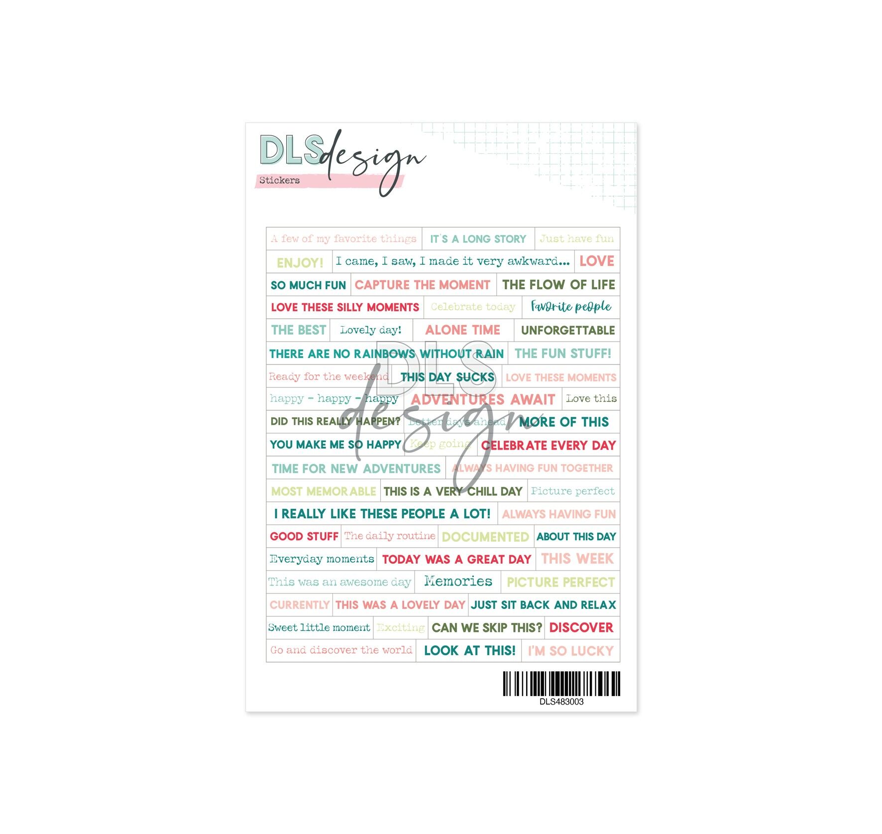 Word Stickers Flow - Algunas de mis cosas favoritas