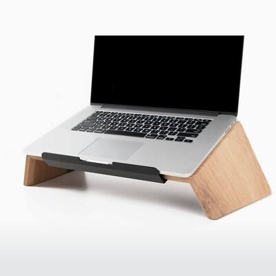 Supporto per laptop in legno - Quercia