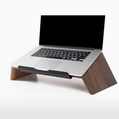 Wooden laptop stand - Walnut