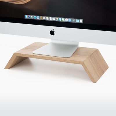 Wooden monitor stand - Oak