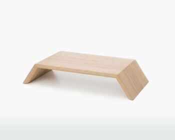 Wooden monitor stand - Oak 2