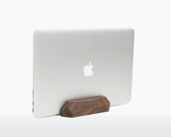 Wooden Laptop Station - Walnut 1