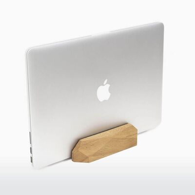 Postazione per laptop in legno - Quercia