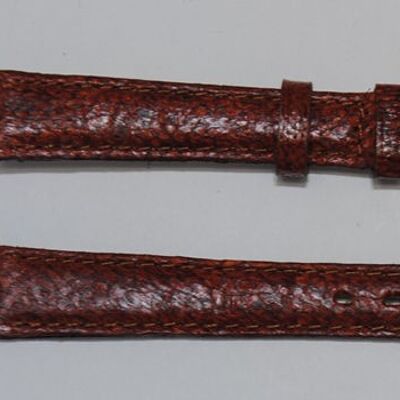 Cinturino per orologio in vera pelle maruca ruggine bordeaux 12mm