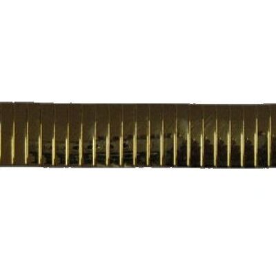 Correa de reloj de acero, modelo elástico dorado, 18 mm
