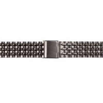 Bracelet montre en acier modèle Boston chrome 18mm